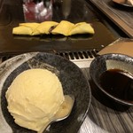 月島もんじゃ わらしべ - あんこ巻きアイス