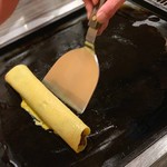 月島もんじゃ わらしべ 総本店 - あんこ巻き