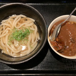 親父の製麺所 - うどん(小)、ミニカレー