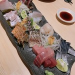 酒肴結 さかぐち - お造りの盛り合わせ