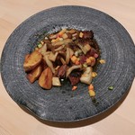 酒肴結 さかぐち - 阿波牛ステーキきのこソース