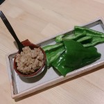 酒肴結 さかぐち - パリパリ肉味噌ピーマン