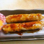 Sakura - 合鴨つくね串　　夜お勧めメニューです。