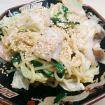 Sakura - ホルモン塩焼きそば　　夜お勧めメニューです。