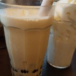 しゃぶ葉 - タピオカミルクティー&ソフトクリーム