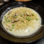 和伊和伊トレビアン - 鶏肉と枝豆のクリームソース二種のチーズ1.5倍盛り