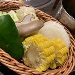 牛角 - 国産焼き野菜盛り合わせ