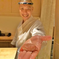 鮨 利﨑 - 鮪かま炙り