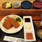 Musashino - ランチ限定：フィッシュフライ定食（800円）　この日はどんちっちアジのアジフライ　ゲロうま♪