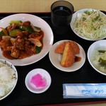 台湾料理 順金閣 - 20190902「日替わりランチ(A：酢豚)」680円