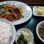 酔仙楼 - 白身魚の甘酢かけ定食