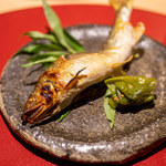 かまくら和久 - 鮎の塩焼き