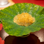 かまくら和久 - 鼈の煮凝りのジュレと海胆