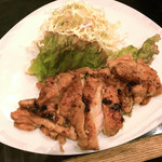 心の館 清水 - 鶏肉は柔らかくて美味しい(*´ω｀*)