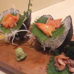 鳥ひで - 赤貝刺身