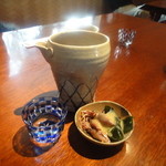 志蕎庵 江月 - 蕎麦前とお通しの螢イカとワカメの酢味噌和え