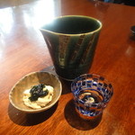 志蕎庵 江月 - 二番目のお通しは生湯葉と海苔