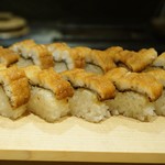 富小路 やま岸 - 焼き鱧の押し寿司と。。。
