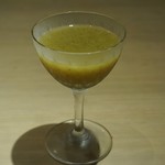 富小路 やま岸 - 無花果の擦り流し、濃厚！！