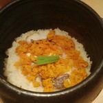 なの花 - うにと鯛の土鍋ご飯