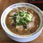 さんわラーメン - みそラーメン、チャーシュートッピングです。（2019.8 byジプシーくん）