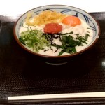 丸亀製麺 - 【2019.9.4(水)】明太クリーム釜玉(並盛)640円