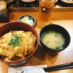 Hakata kaisen masaa - 国産黒豚カツ丼全景♪