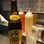 Toukyou Aburagumi Souhonten - ビール(中瓶)    480円