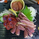 Miyama Hompo - 鶏刺4種盛　2人前　1,460円