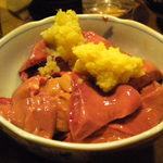 鳥重 - レバー刺し