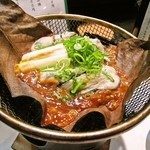 牡蠣の朴葉焼き