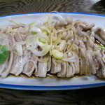 もつ焼き 大渕 - ガツ刺し（３５０円？）