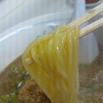 山の田ラーメン - 柔らかめのチュルメンです♪