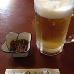 浜清丸 - お通しのホタルイカの沖漬けも美味！