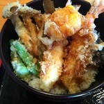 旬彩 一徳 - 天丼のアップ