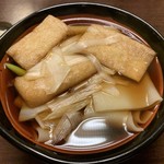 味処ふる川 - 【2019.8.23】きつねひもかわ760円