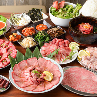 Offered at a reasonable price ◎ High-quality Japanese beef and delicious meat in Yakiniku (Grilled meat)!