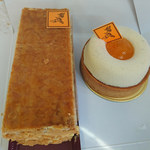 フレデリック カッセル 銀座三越店 - 買って帰ったケーキ①
                                ・ミルフィユ・ヴァニーユ
                                ・タルトアプリコ・ジャスマン