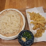 比内地鶏と秋田ご飯 ヒナとハチ - 稲庭うどんセット 201909