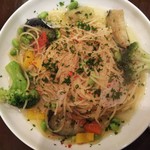 シーエムツー カフェ - 彩り野菜のペペロンチーノ（乾麺M）