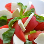 tomato and avocado caprese