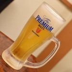 中華美食府 - 生ビール（３９０円）２０１９年８月