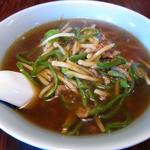 龍門 - ピーマン肉そば