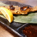 隠れ家 父娘庵 - ヤマメの天ぷら。頭からいける。美味♪田楽味噌にベストマッチ。