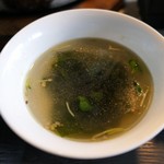 焼肉グルメ 肉郎 - （2019/6月）ランチ定食スープ