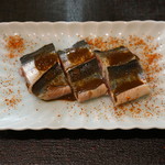 鮨松榮 - 秋刀魚 肝醤油