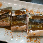 鮨松榮 - 秋刀魚 肝醤油