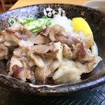 Hanamaru Udon - 肉感たっぷり
                        塩豚おろしぶっかけ 冷（小）