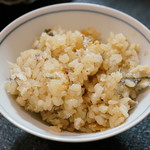 鮨松榮 - 天然鮎と松茸御飯