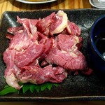 串カツ田中 - さいぼし（馬肉の燻製）